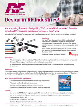 Design in RF Industries