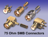 75-Ohm SMA Connectors