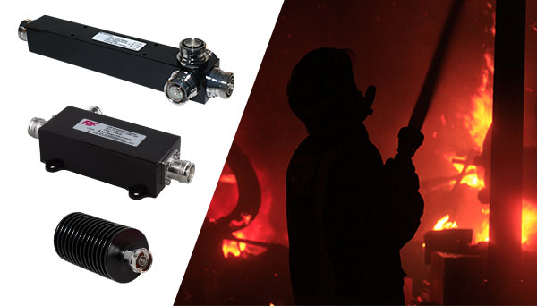 Power Splitter, Directional Coupler, Termination Load and Fire Fighter