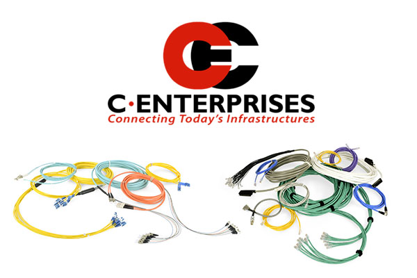 C Enterprises logo, Fiber and Copper Cable Assemblies