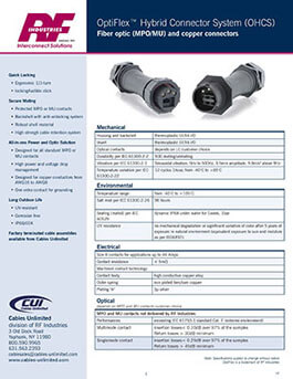 OptiFlex Hybrid Connectors